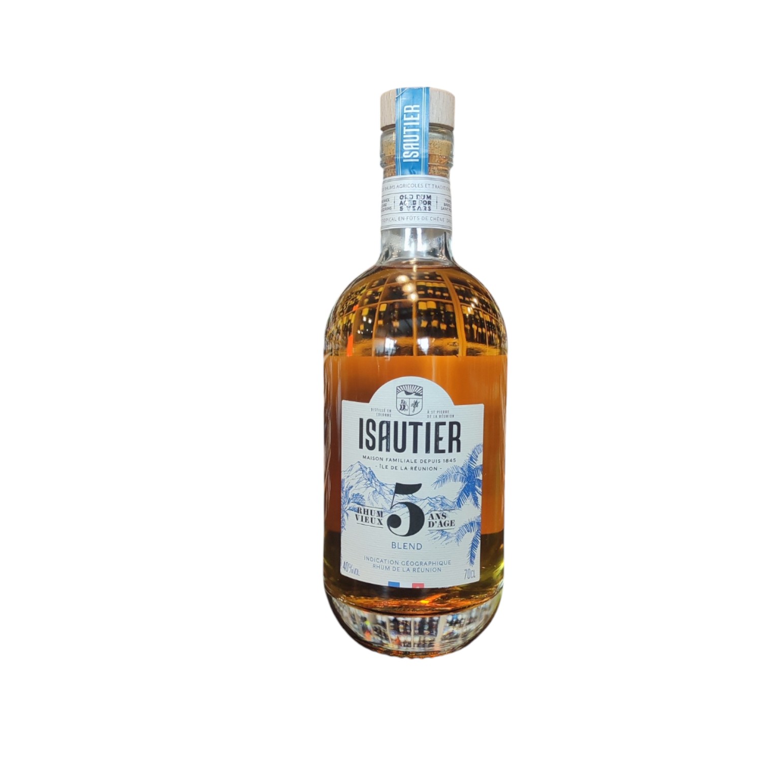 RHU0003150.jpg Isautier Rhum Vieux 5 Ans Blend 70 cl 40° – Image 1