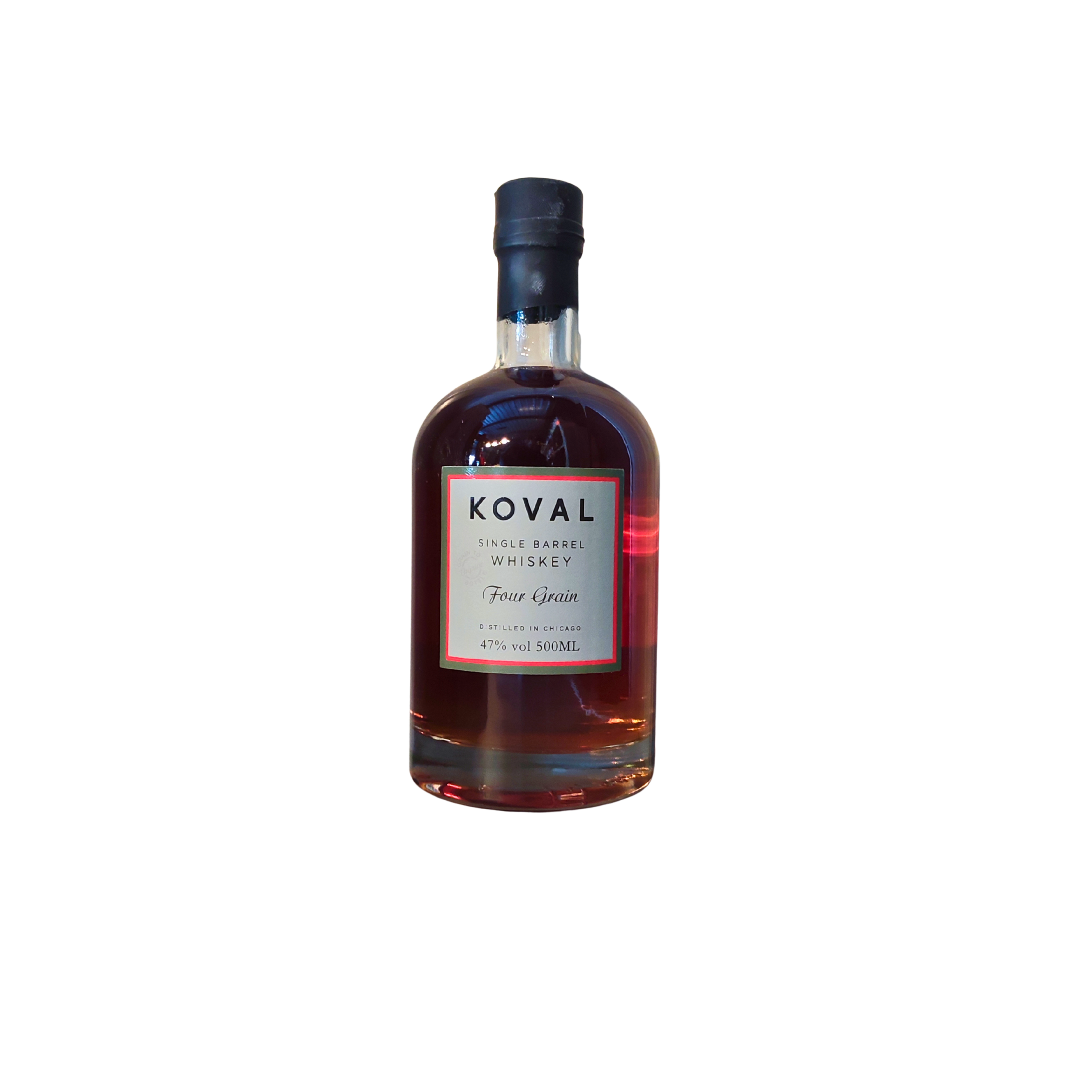 b117b139-4d18-4f2f-917a-d665b54a580b Koval Whisky Single Barrel Four Grain 50 cl 47° – Image 1
