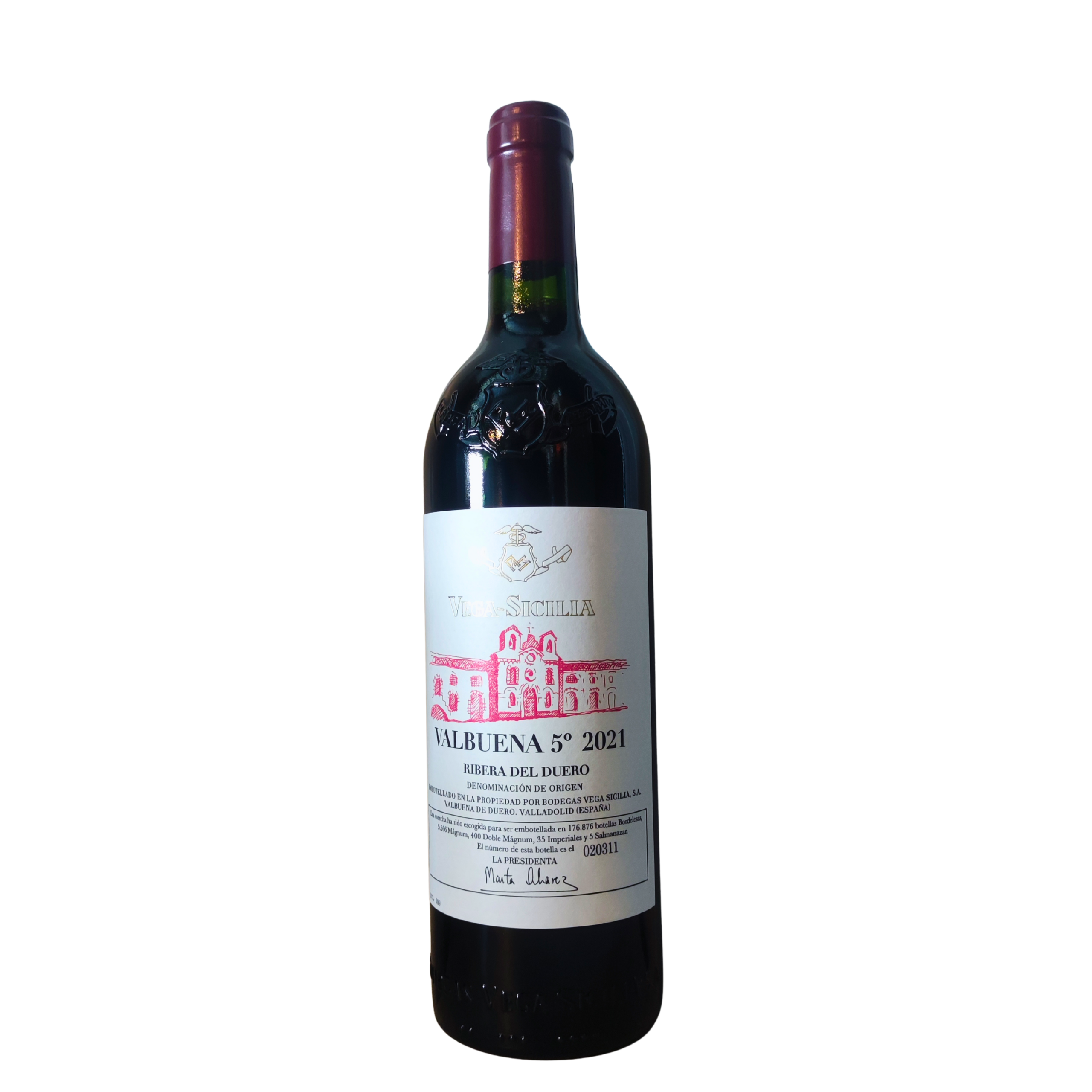 e66d51b2-4e28-4d86-abc2-4af6f664b07e Vega Sicilia Valbuena 5°, Ribera Del Duero, 2021 75Cl, 14.5° – Image 1