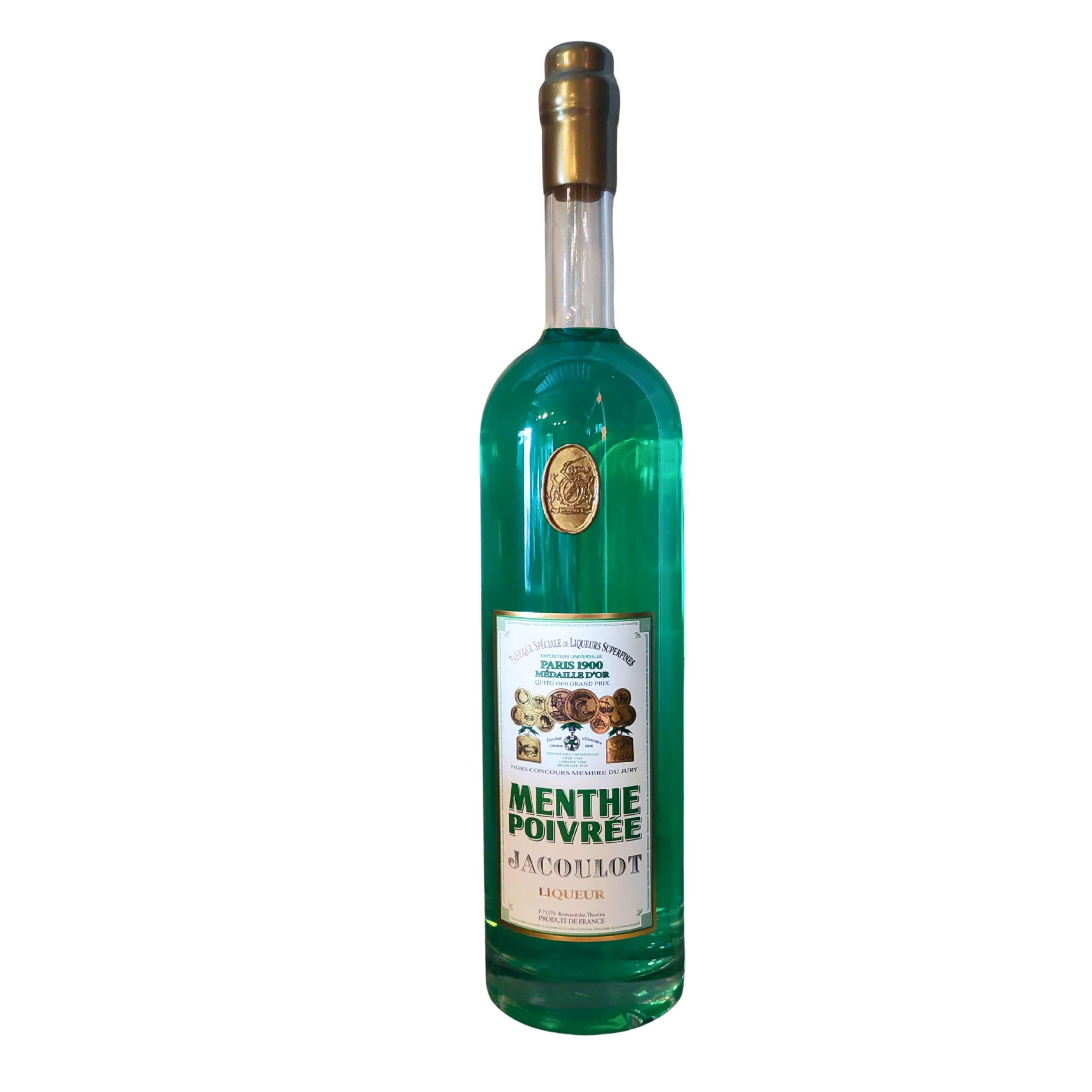22942131-0f28-4681-be6a-f407557a0602 Liqueur Menthe Poivree Jacoulot 150cl – Image 1