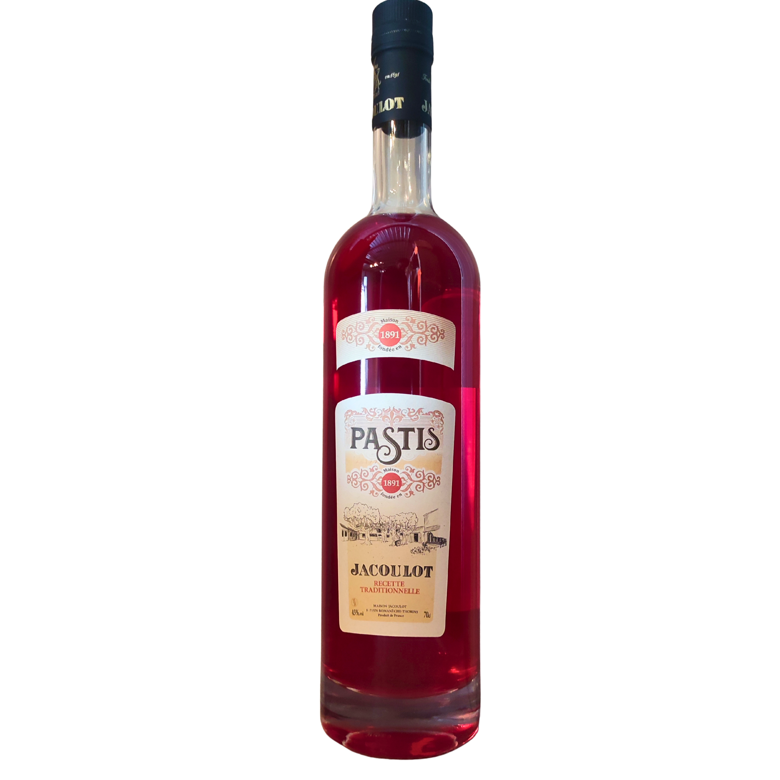 4bb86e45-880d-403b-a3c7-088537cae717 Pastis Rouge Jacoulot 70 cl 45° – Image 1